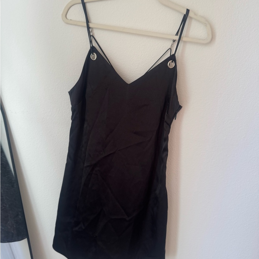 Topshop Black Camisole with Delicate Straps